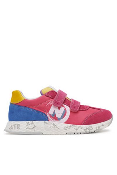 Naturino Girls Sneakers pink NATURINO-2018225 05 JESKO 2 VL SUEDE BRIGHT FUCHSI D