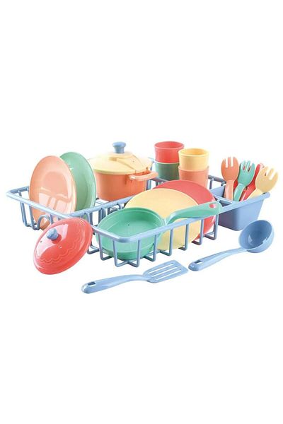 OEM PlayGo 23-piece kitchen dish drying play set