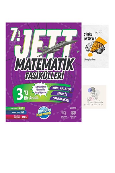 Ünlüler Karması ÜNLÜLER KARMASI 7.SINIF MATEMATİK JETT FASİKÜL KONU ANLATIM+Z...