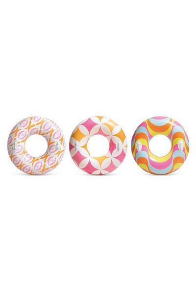 Intex Vinty Timeless Assorted Design Inflatable Tube Multicolor