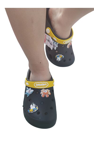 GEZER Summer Baby Girl Elastic Wet Floor Suitable Daily Pool Beach Slippers-Sandals