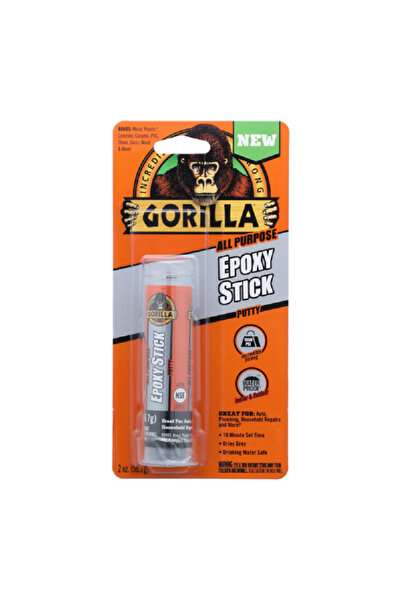 GORILLA معجون إيبوكسي متعدد الأغراض باللون الرمادي