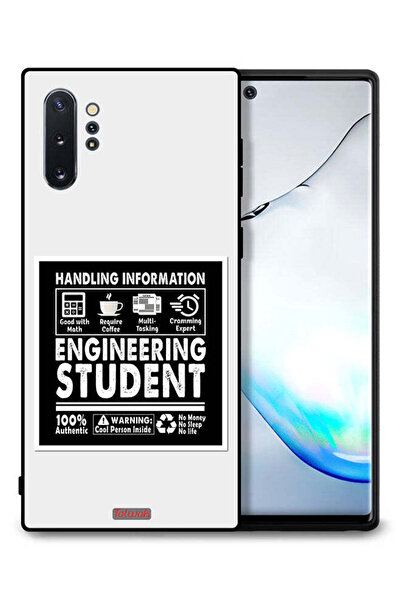 Tolwak غطاء حماية لهاتف سامسونج جالكسي نوت 10 بلس، ملصق طالب هندسة