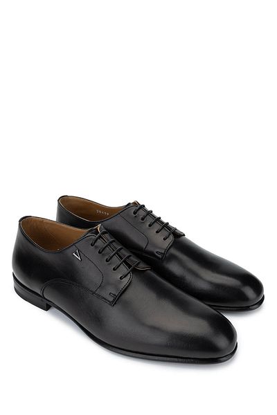 Valentino Men's Genuine Leather Black Classic Shoes