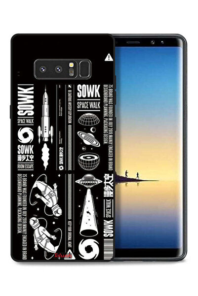 Tolwak غطاء حماية لهاتف سامسونج جالاكسي نوت 8، ملصق سوك سبيس ووك