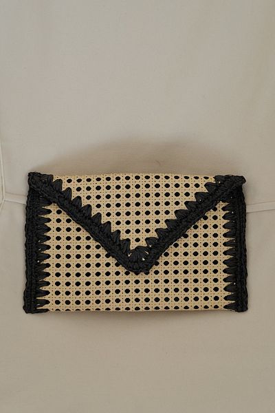 Meral Özgenç Wicker Envelope Model Bag
