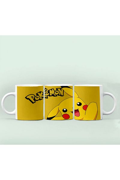 RHG Art Pokemon Pikachu Ash Ketchum Mug Cup Coffee Cup 300 ml