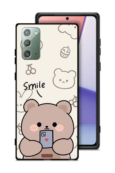 Tolwak غطاء حماية لهاتف سامسونج جالكسي نوت 20 برسومات الدب المبتسم