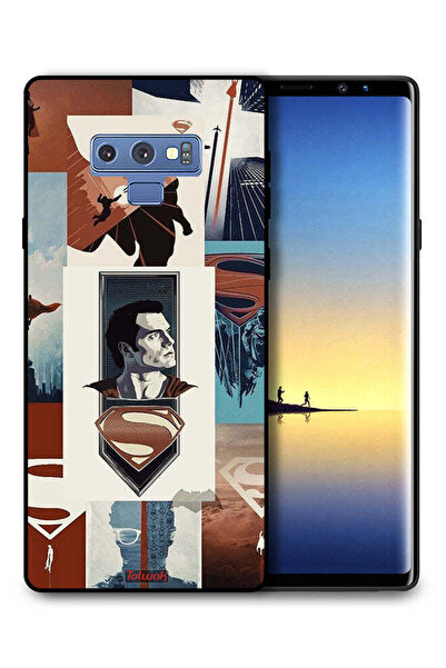 Tolwak غطاء حماية لهاتف سامسونج جالكسي نوت 9 برسومات سوبرمان