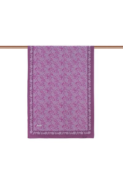 ipekevi Fig Purple Mesopotamia Model 06 Patterned Shawl