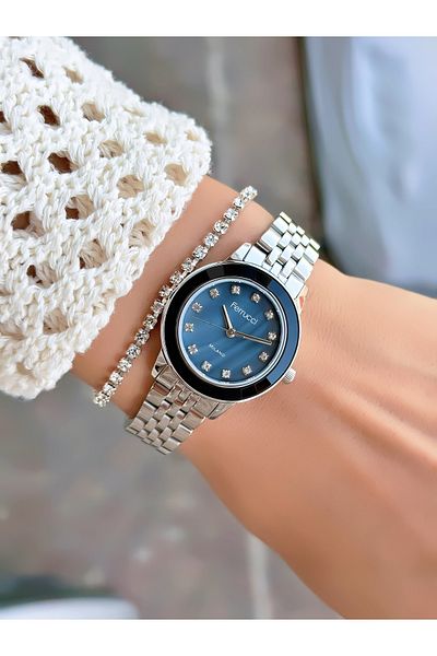 Ferrucci Steel Cord Women's Wristwatch 3 Atm Waterproof with 2 Years Warranty Mechanism