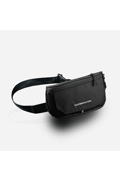 Carbonado Cache Waist Bag For Men & Women, Water-resistant, Anti Theft, Crossbody Compatible Travel Pouch