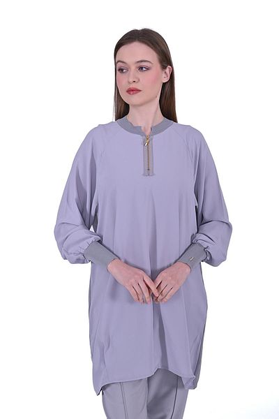 Invee A-Line Tunic Gray