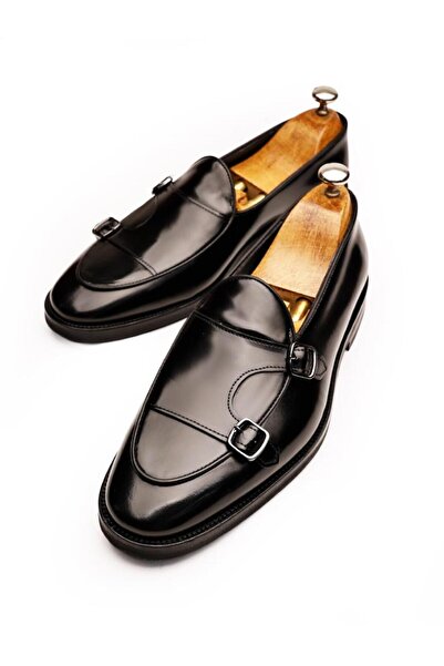 İBAY PATENT BLACK VITOR HAKİKİ DERİ ERKEK KLASİK AYAKKABI