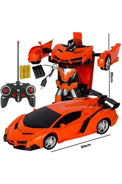 COOYA RC Car Transforming Robot with One Button Transformation and 360 Degree Rotation Drift.