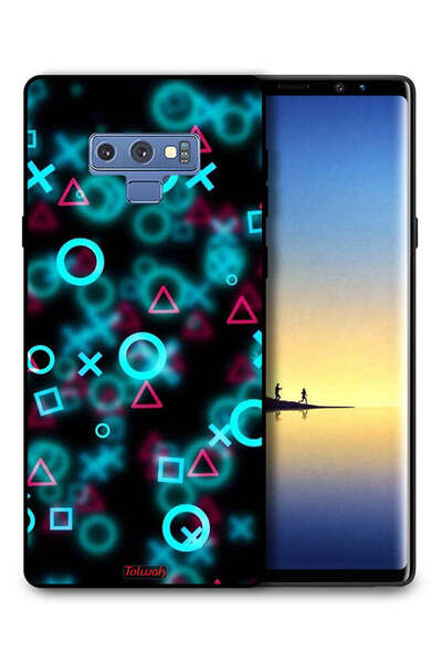 Tolwak غطاء حماية لهاتف سامسونج جالكسي نوت 9 برسومات أيقونات لعبة الحبار الصغيرة