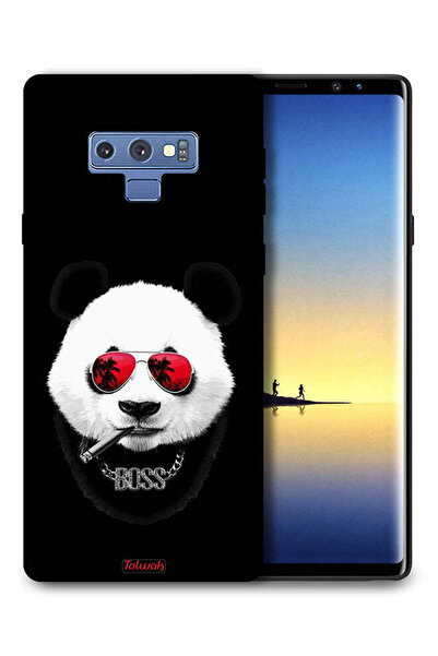 Tolwak غطاء حماية لهاتف سامسونج جالكسي نوت 9 بتصميم بوس باندا