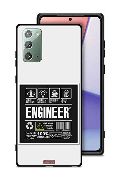 Tolwak غطاء حماية لهاتف سامسونج جالكسي نوت 20، ملصق المهندس