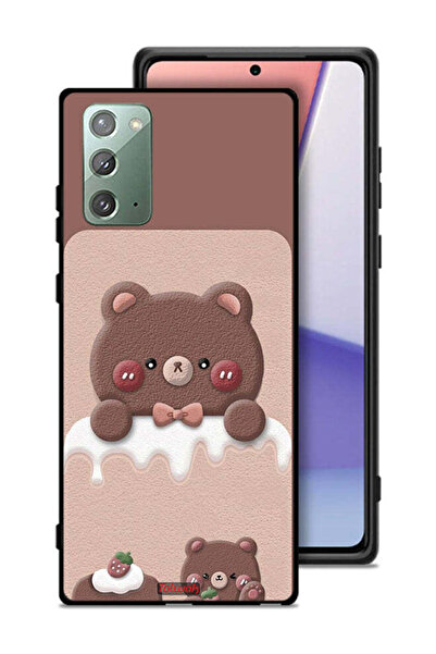 Tolwak غطاء حماية لهاتف سامسونج جالكسي نوت 20 بتصميم دب الفراولة