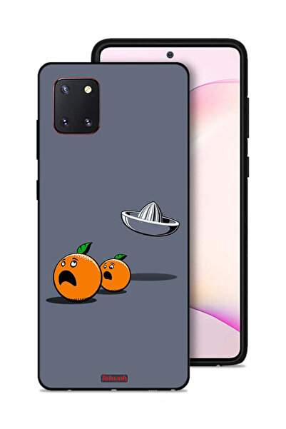 Tolwak غطاء حماية لهاتف سامسونج جالكسي نوت 10 لايت بتصميم فني رقمي بسيط وفكاهي