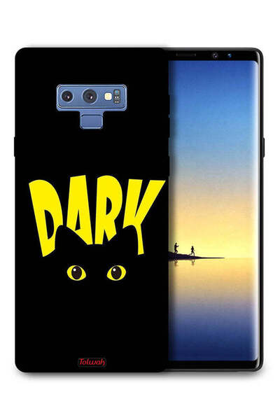 Tolwak غطاء حماية لهاتف سامسونج جالكسي نوت 9 - قطة داكنة