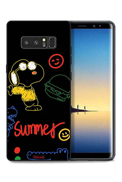 Tolwak غطاء حماية لهاتف سامسونج جالاكسي نوت 8، ملصق صيفي