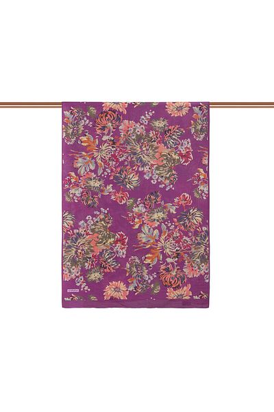 ipekevi Fuchsia Chrysanthemum Patterned Shawl