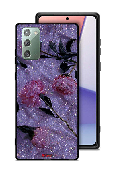 Tolwak غطاء حماية لهاتف سامسونج جالكسي نوت 20 بنقشة ورود لامعة