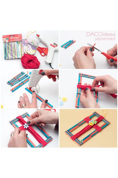 daço Wooden Chopsticks Daco Rostogol, 60 Pieces/Set, Multicolor