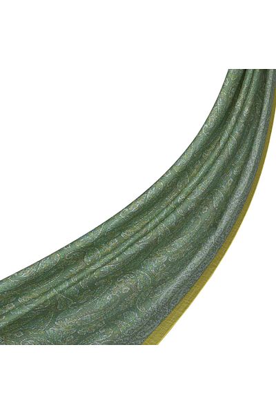 ipekevi Water Green Mesopotamia Model 03 Patterned Shawl