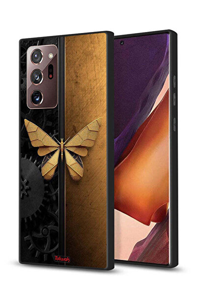 Tolwak غطاء حماية لهاتف سامسونج جالكسي نوت 20 ألترا بتصميم فراشة فولاذية