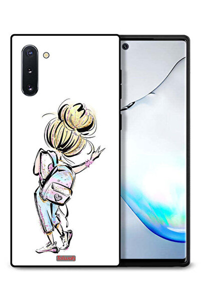 Tolwak غطاء حماية لهاتف سامسونج جالكسي نوت 10 بتصميم فتاة العودة إلى المدرسة