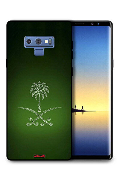 Tolwak غطاء حماية لهاتف سامسونج جالكسي نوت 9 بشعار المملكة العربية السعودية ا...