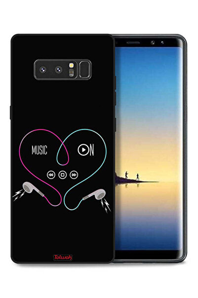 Tolwak غطاء حماية لهاتف سامسونج جالكسي نوت 8 مع موسيقى