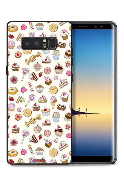 Tolwak غطاء حماية لهاتف سامسونج جالكسي نوت 8 بنمط العناصر المفضلة