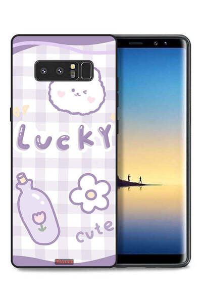 Tolwak غطاء حماية لهاتف سامسونج جالكسي نوت 8 - لاكي كيوت