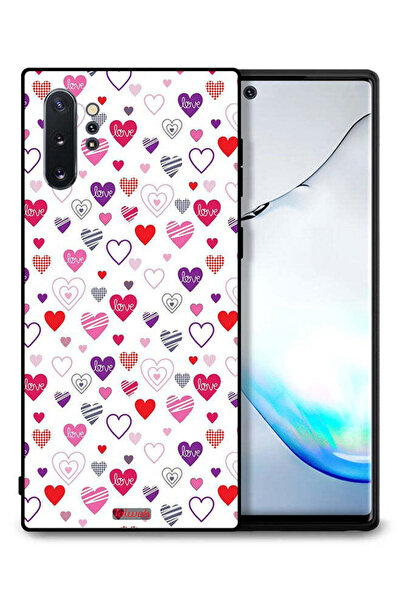 Tolwak غطاء حماية لهاتف سامسونج جالكسي نوت 10 بلس بنقشة قلوب