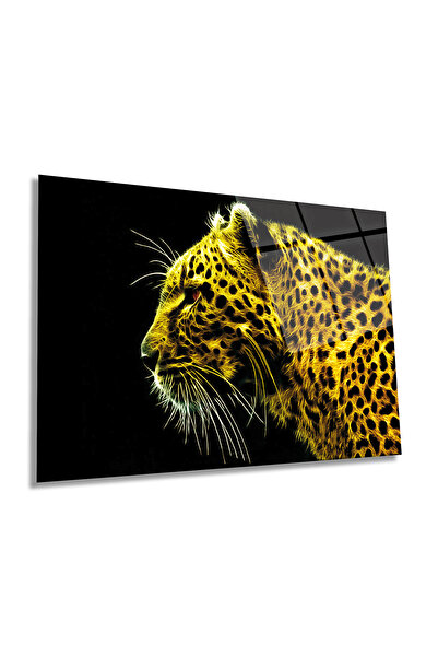 Rosyvien Portret de animale tigru sălbatic predator pictură orizontală pe sti...