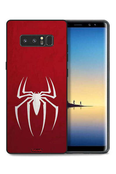 Tolwak غطاء حماية لهاتف سامسونج جالاكسي نوت 8 برسومات سبايدر مان