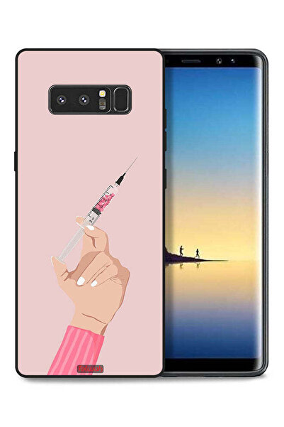 Tolwak غطاء حماية لهاتف سامسونج جالكسي نوت 8 بنقشة Love Injection