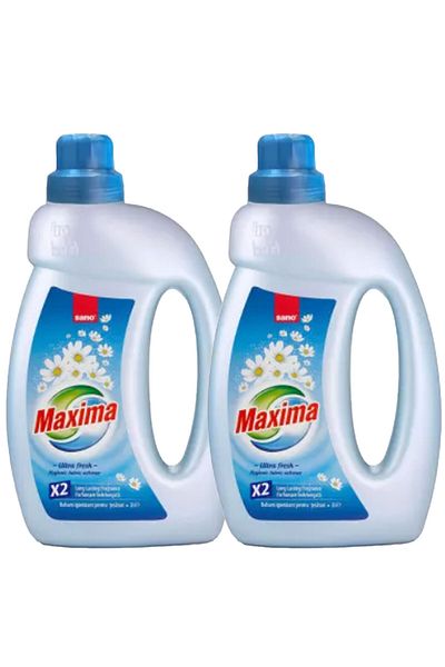 Sano Sano Maxima Μαλακτικό Πλυντηρίου Ultra FRESH 5 σε 1, 2L x 2 τεμάχια