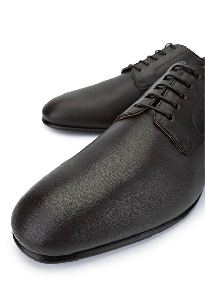 Valentino Erkek Hakiki Deri Kahverengi Klasik Ayakkabı