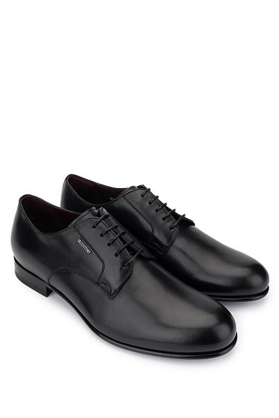 Valentino Men's Genuine Leather Black Classic Shoes