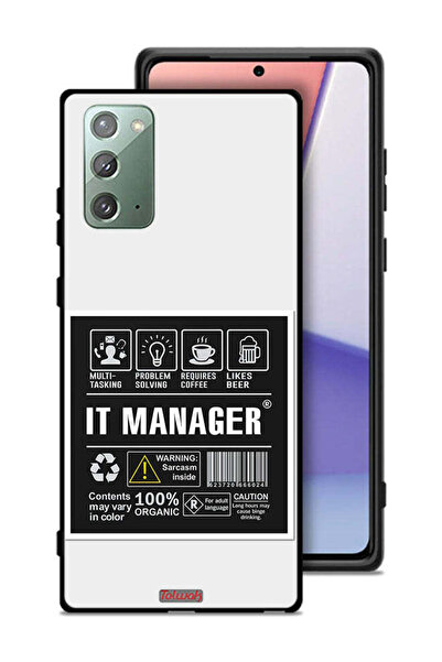 Tolwak غطاء حماية لجهاز سامسونج جالكسي نوت 20، ملصق مدير تكنولوجيا المعلومات