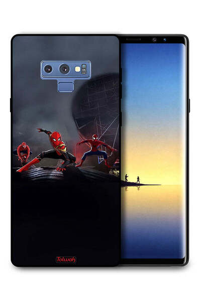 Tolwak غطاء حماية لهاتف سامسونج جالكسي نوت 9 بتصميم ثلاث عناكب