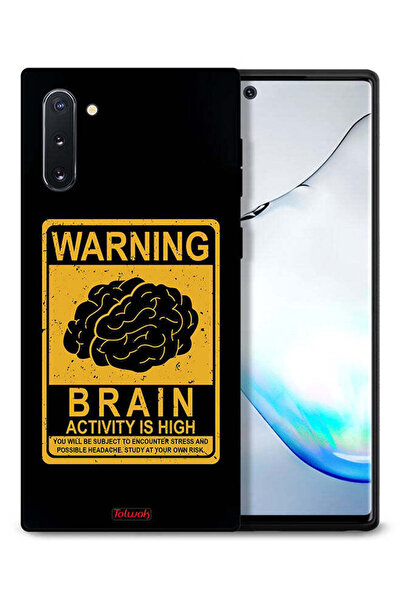 Tolwak غطاء حماية لهاتف Samsung Galaxy Note 10 تحذير من ارتفاع نشاط الدماغ
