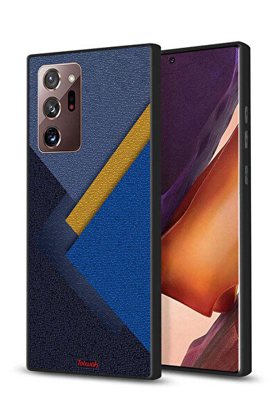 Tolwak غطاء حماية لهاتف سامسونج جالكسي نوت 20 ألترا، بنقشة مثلثات جلدية