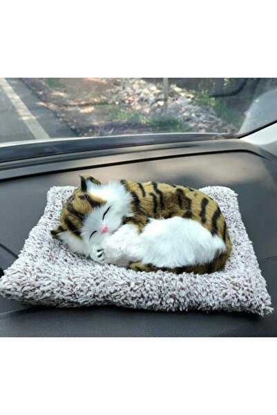 Otantik Home Kedi Peluş Hayvanlar Oyuncak Bez Mat Uyuyan Kedi Bebek Peluş Oyuncak Çocuklar Hediyeler