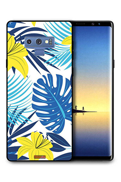 Tolwak غطاء حماية لهاتف سامسونج جالكسي نوت 9 بتصميم ريش وزهرة