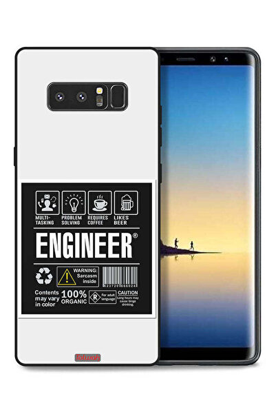 Tolwak غطاء حماية لهاتف سامسونج جالاكسي نوت 8 - ملصق مهندس